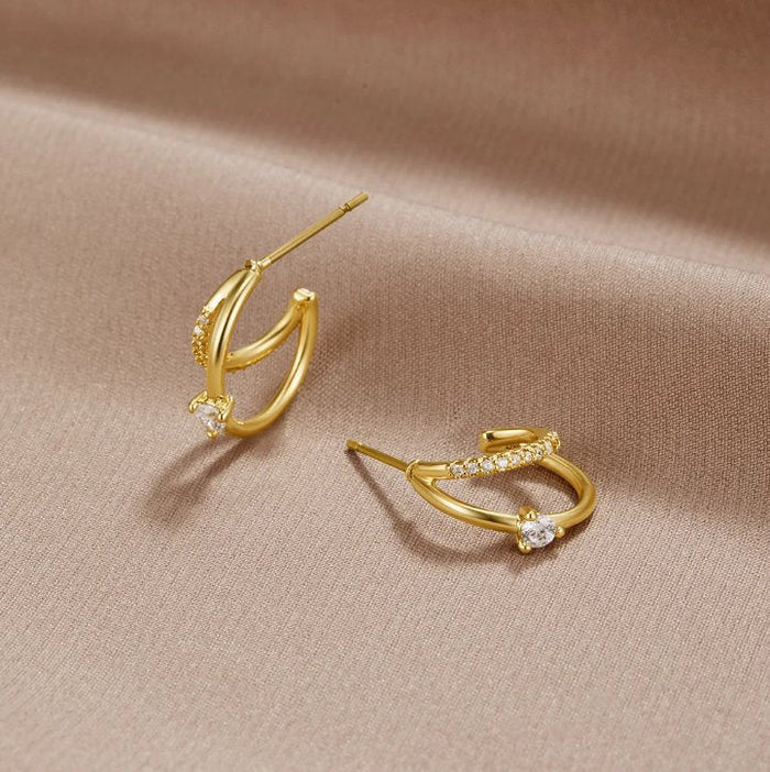 Mariana | Silver Narrow Silhouette Earrings