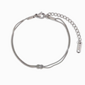 Marina | Silver Eternal Knot Bracelet – Mom & Daughter