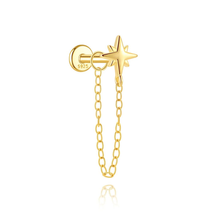 Marlena | Gold-Plated Luminous Character Earrings