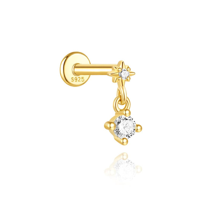 Marlena | Gold-Plated Luminous Character Earrings