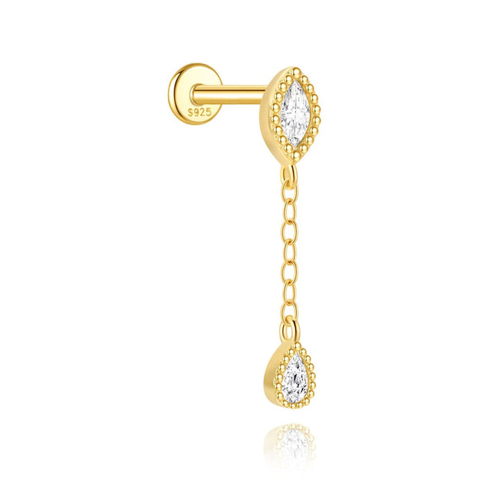 Marlena | Gold-Plated Luminous Character Earrings