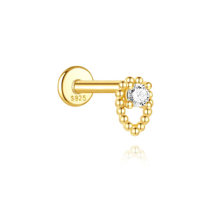 Marlena | Gold-Plated Luminous Character Earrings