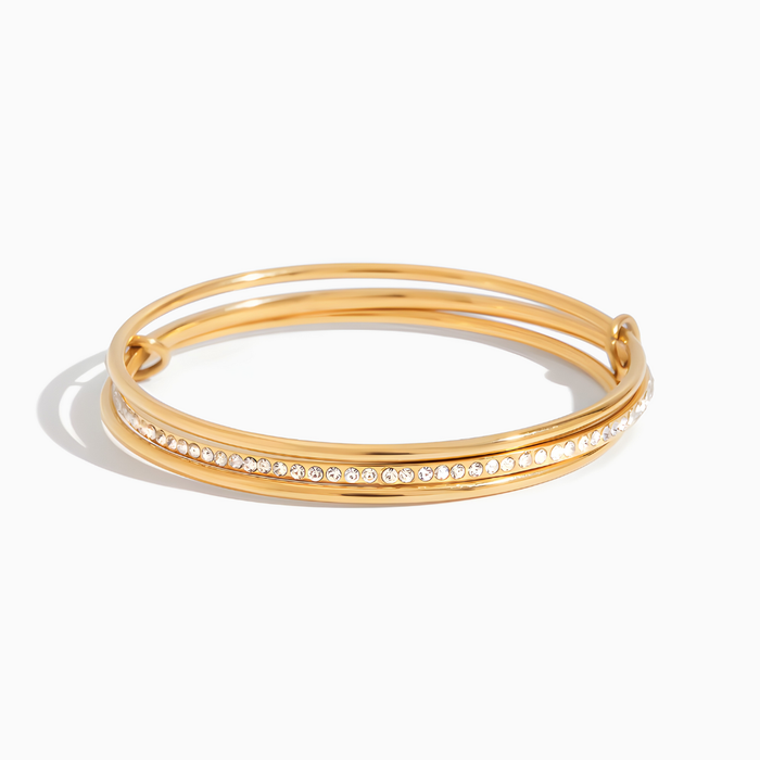 Marta | Gold-Plated Brilliant Bracelet