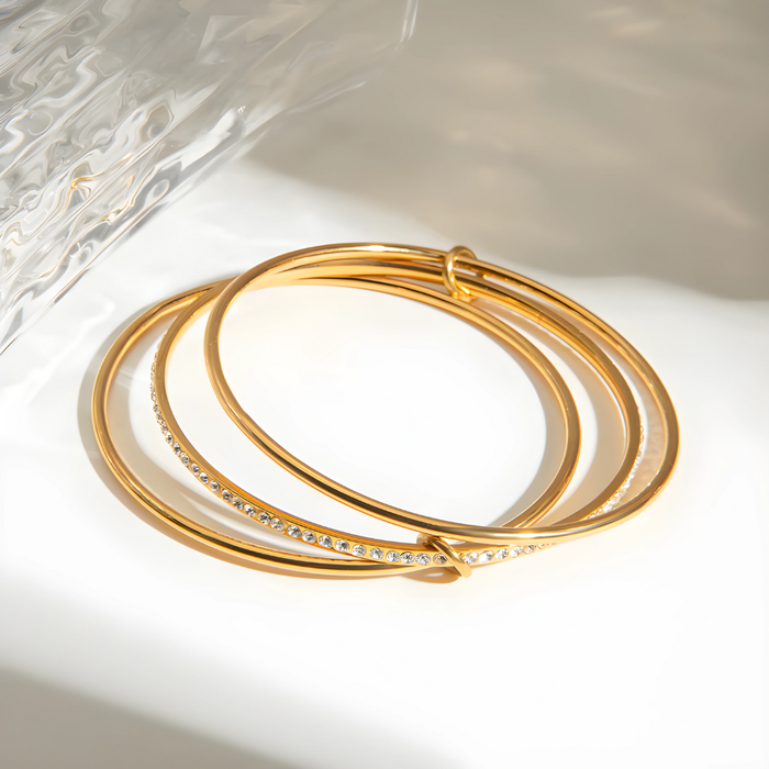 Marta | Gold-Plated Brilliant Bracelet