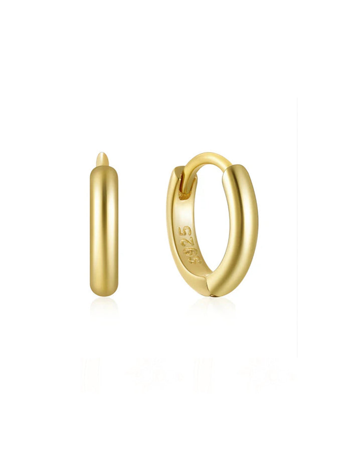 Marta | Gold-Plated Timeless Shape Earrings