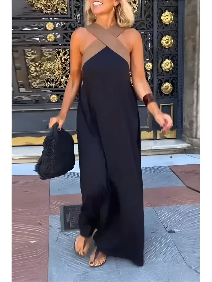 Marta | Wrap By Front Maxi Dress