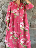 Mathilde | Floral Artistic Maxi Dress