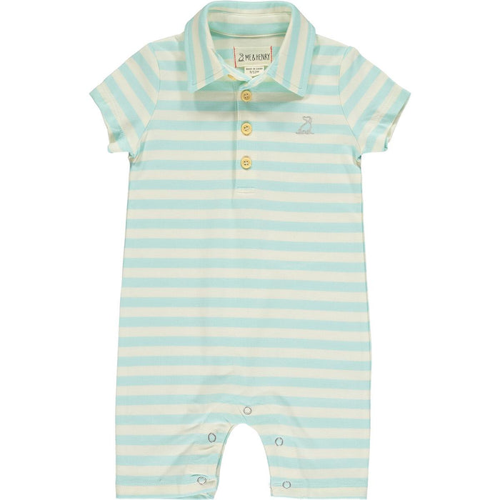 Me & Henry- Mint/ Cream Romper