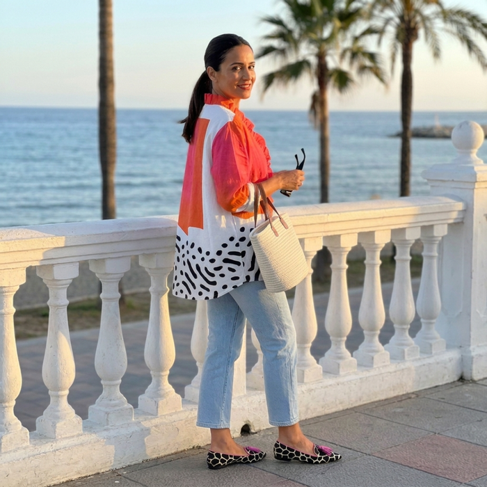 Melinda | Linen Elegant Summer Blouse