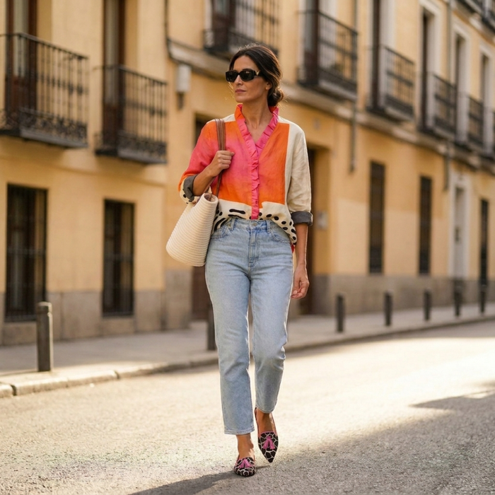 Melinda | Linen Elegant Summer Blouse
