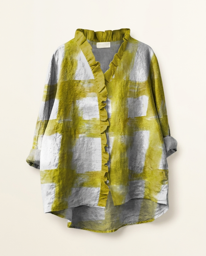 Melissa | Linen Elegant Summer Blouse