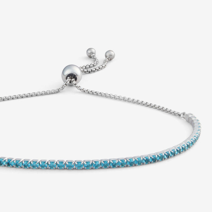 Meri | Blue Tennis Bracelet