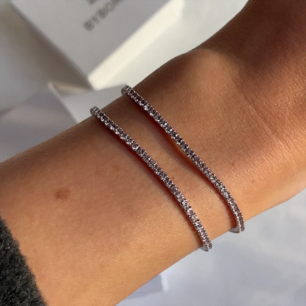 Meri | Blue Tennis Bracelet