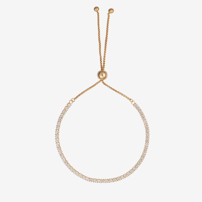 Meri | Gold-Plated Tennis Bracelet
