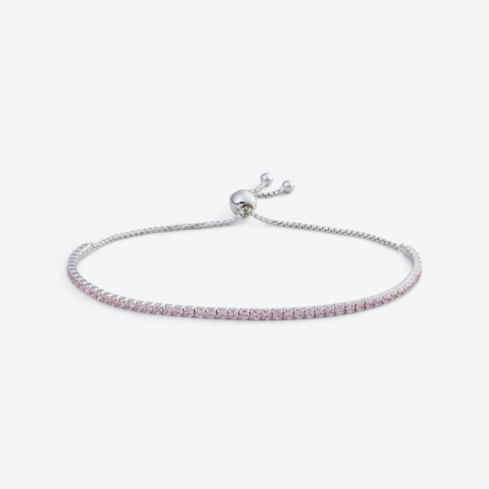 Meri | Pink Tennis Bracelet