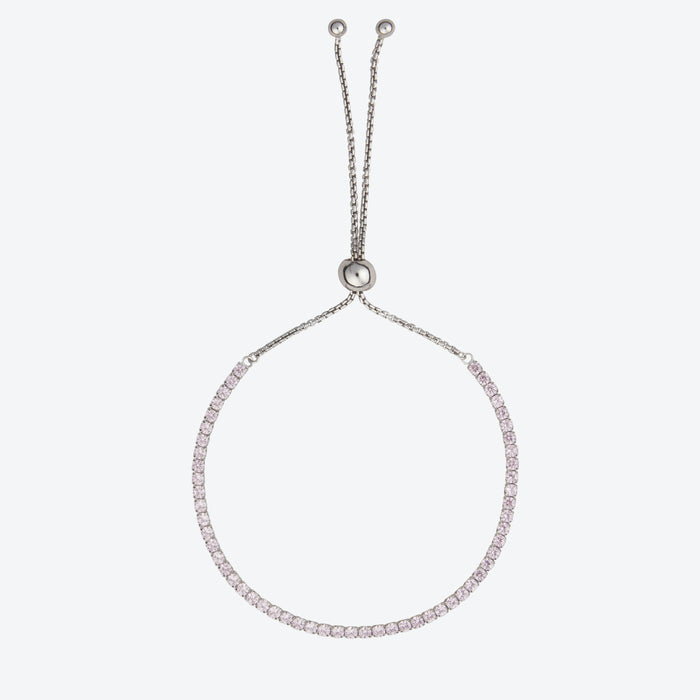 Meri | Pink Tennis Bracelet