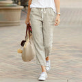 Mervi - Tapered Drawstring Trousers