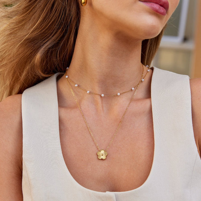 Mia | Gold-Tone Luck Necklace