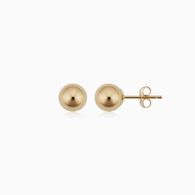 Mia | Silver Sphere Earrings