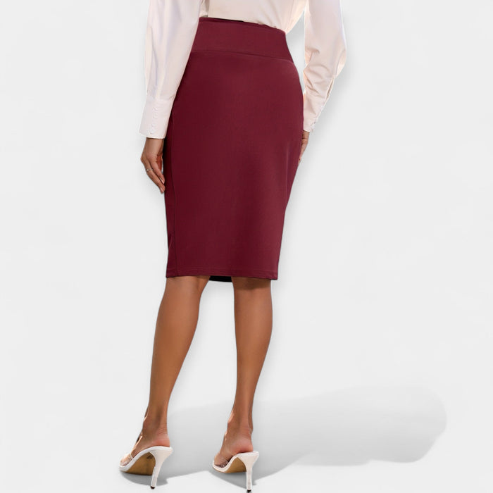 Midi Skirt High-Waisted Casual