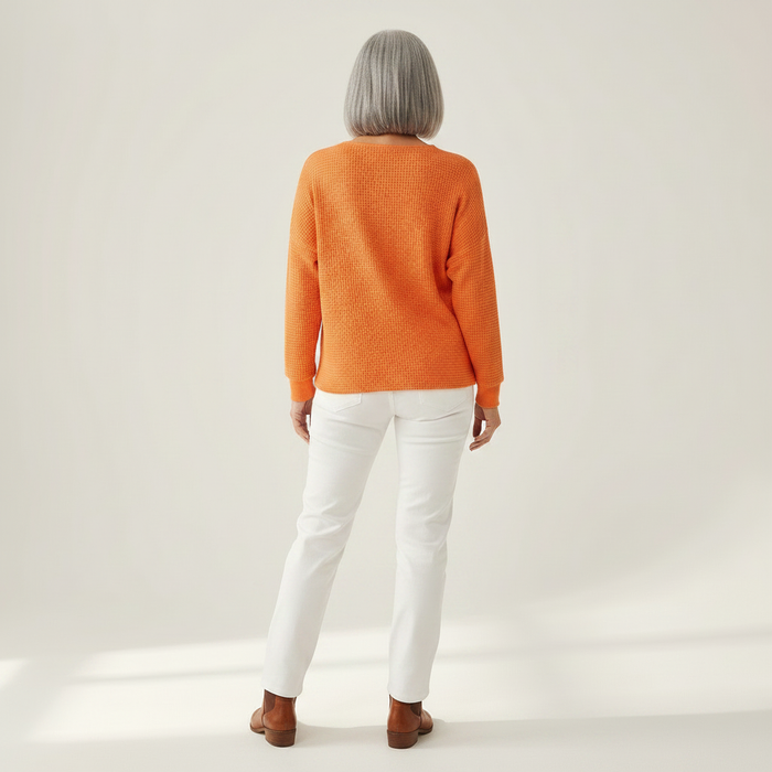 Minttu - Plain Waffle Henley