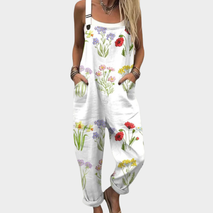 Minttu – Printed Wide-Leg Jumpsuit