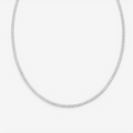 Minttu | Silver Tennis Necklace