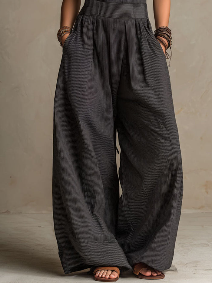 Mirella | Jumpsuit Halter Pinstripe