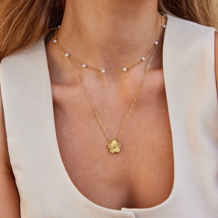 Miriam | Gold-Plated Harmonious Length Necklace