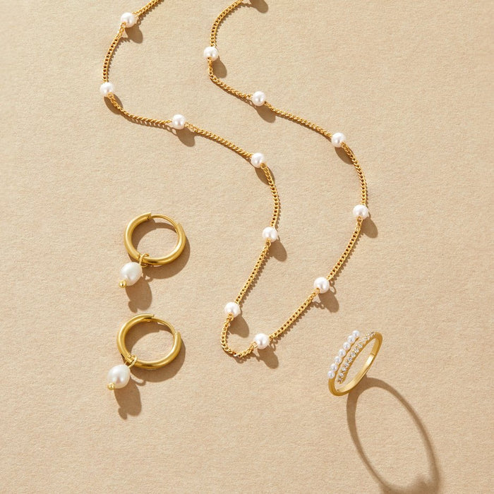 Miriam | Gold-Plated Harmonious Length Necklace