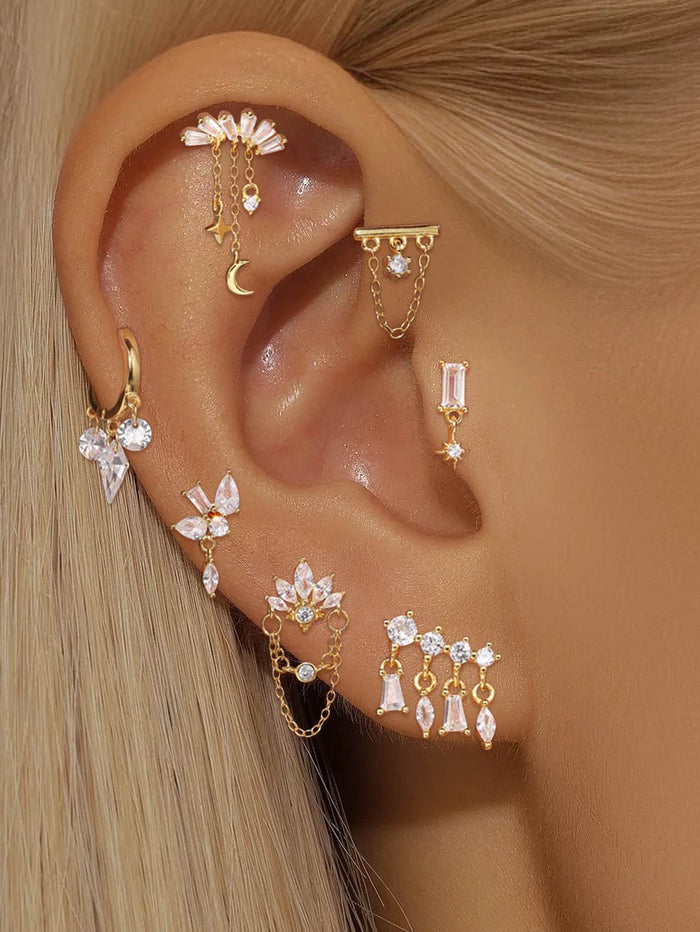 Miriam | Gold-Tone Defined Structure Earrings