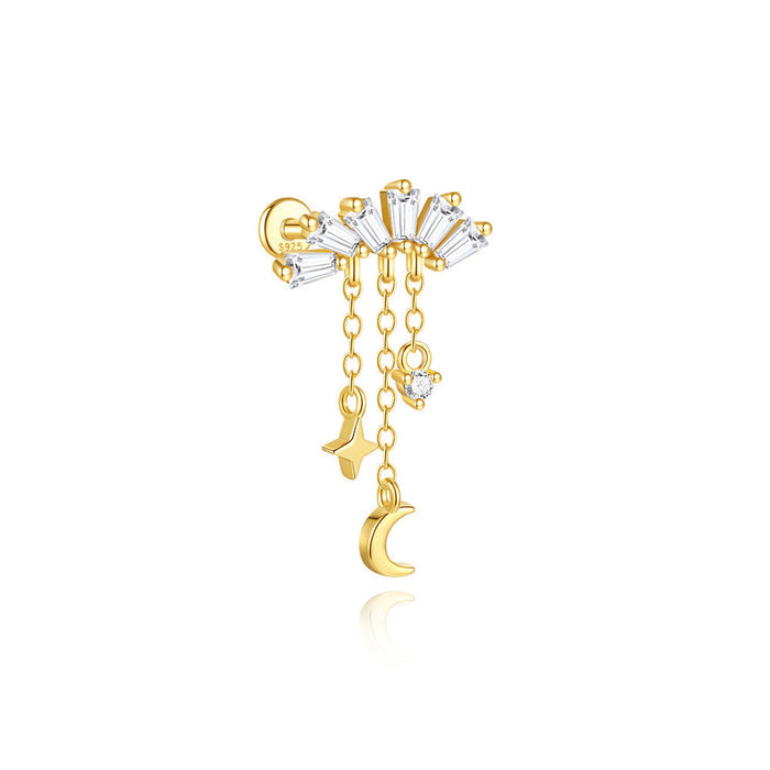 Miriam | Gold-Tone Defined Structure Earrings