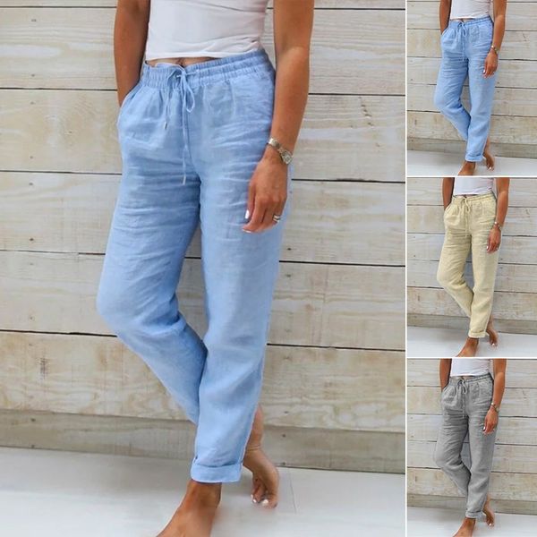 Monica | Linen Trousers and Cotton
