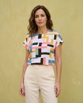Monica | Short-Sleeve Blouse