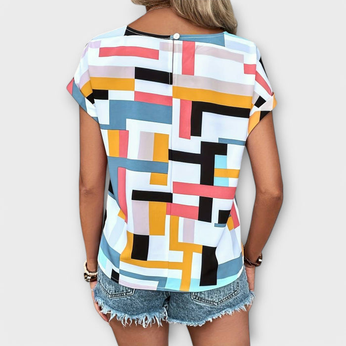Monica | Short-Sleeve Blouse