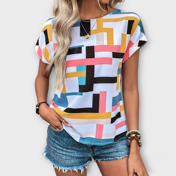 Monica | Short-Sleeve Blouse