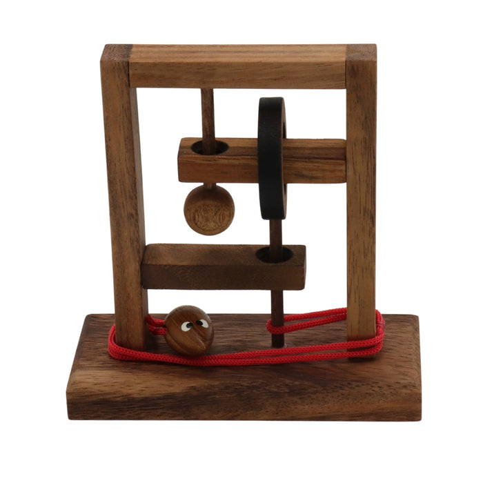 MOUSE STAND | Solid Wood & Rope