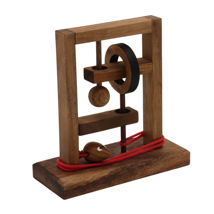 MOUSE STAND | Solid Wood & Rope