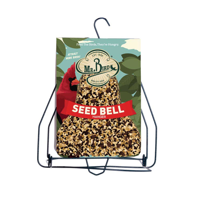 Mr. Bird - Seed Bell Hanger