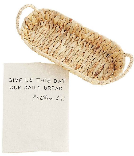 Mud Pie | Bread Basket & Towel Set