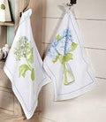 Mud Pie| Flour sack Dish towel| Hydrangea Blooms