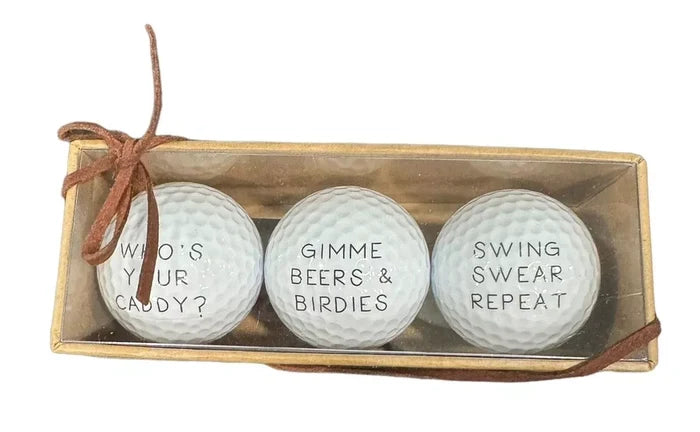 Mud Pie| Golf Ball set