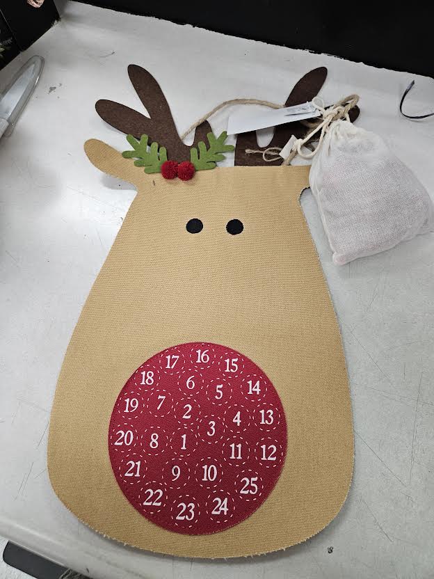 Mud Pie | Reindeer Countdown Wall Hanger