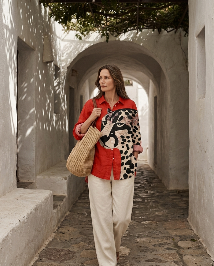 Nala | Linen Elegant Summer Blouse