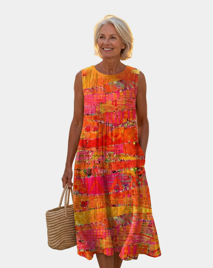 Natalia | To Sunset Midi Dress