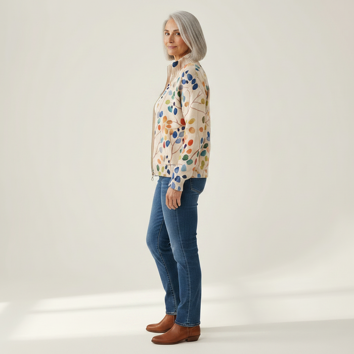 Nelli - Abstract Leaf Zip Bomber