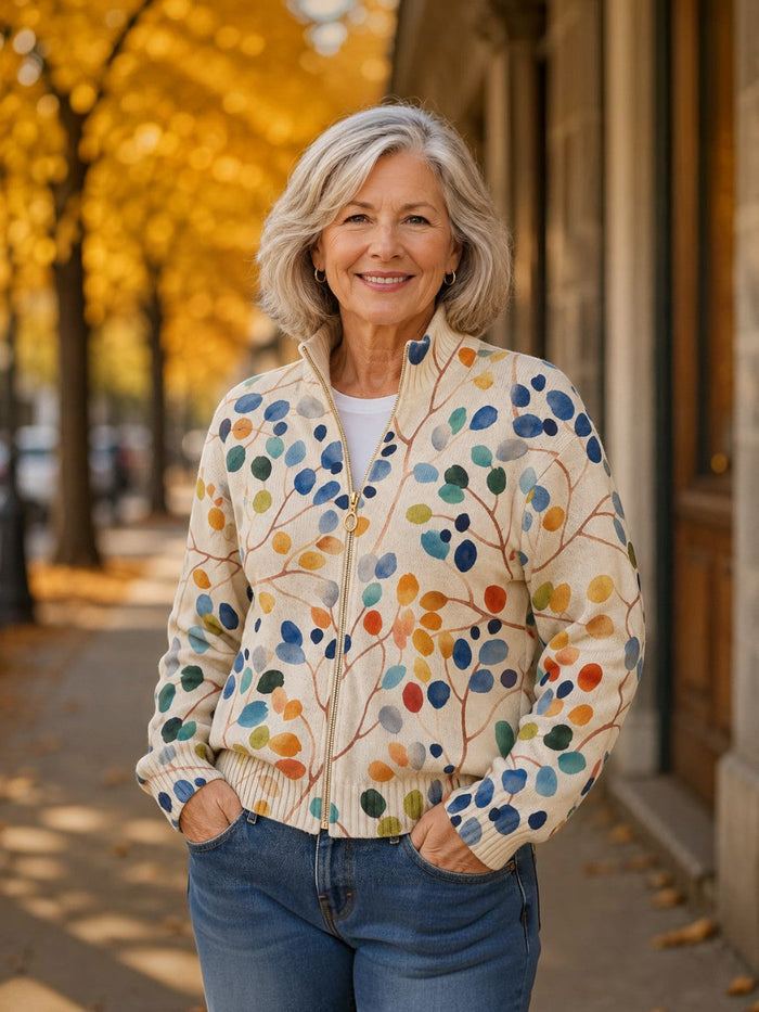 Nelli - Abstract Leaf Zip Bomber