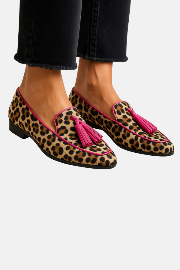 Nicoleta | Loafers with Pom-pom