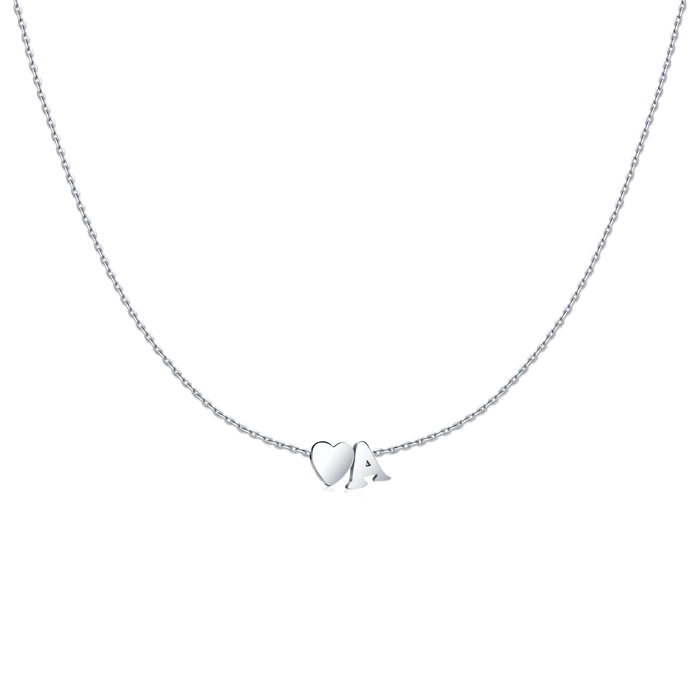 Nina | Silver-Plated V-Shaped Necklace