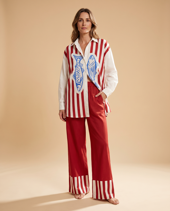 Noa | Printed Shirt Set